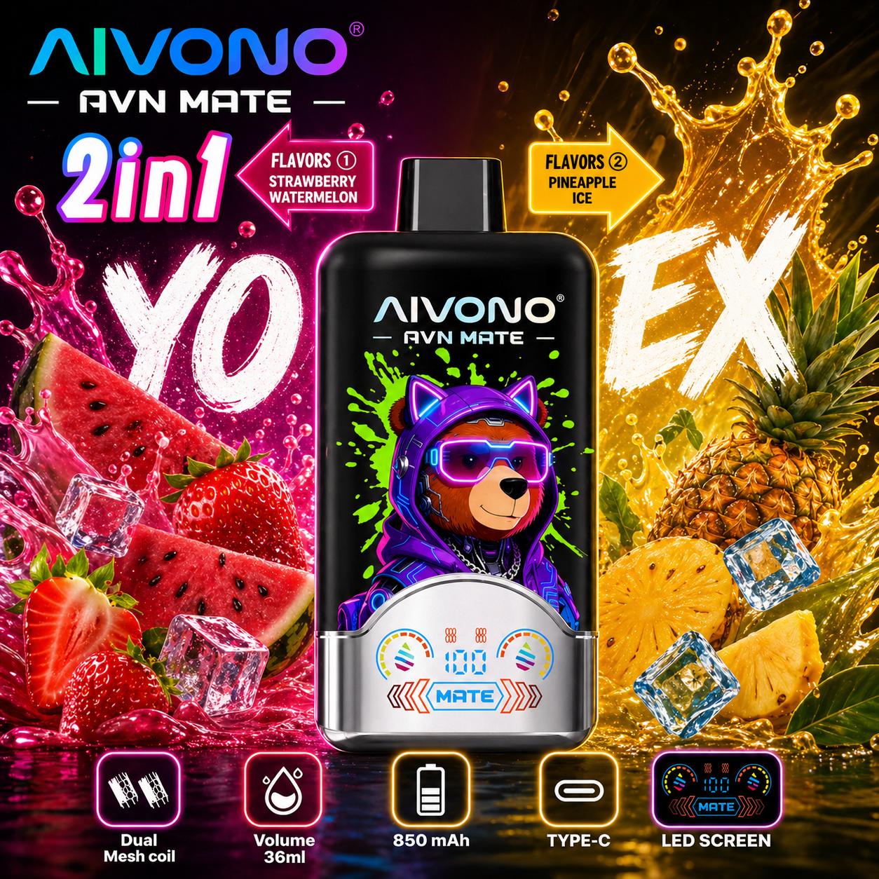 AIVONO AVN MATE 120K 120000 Puffs