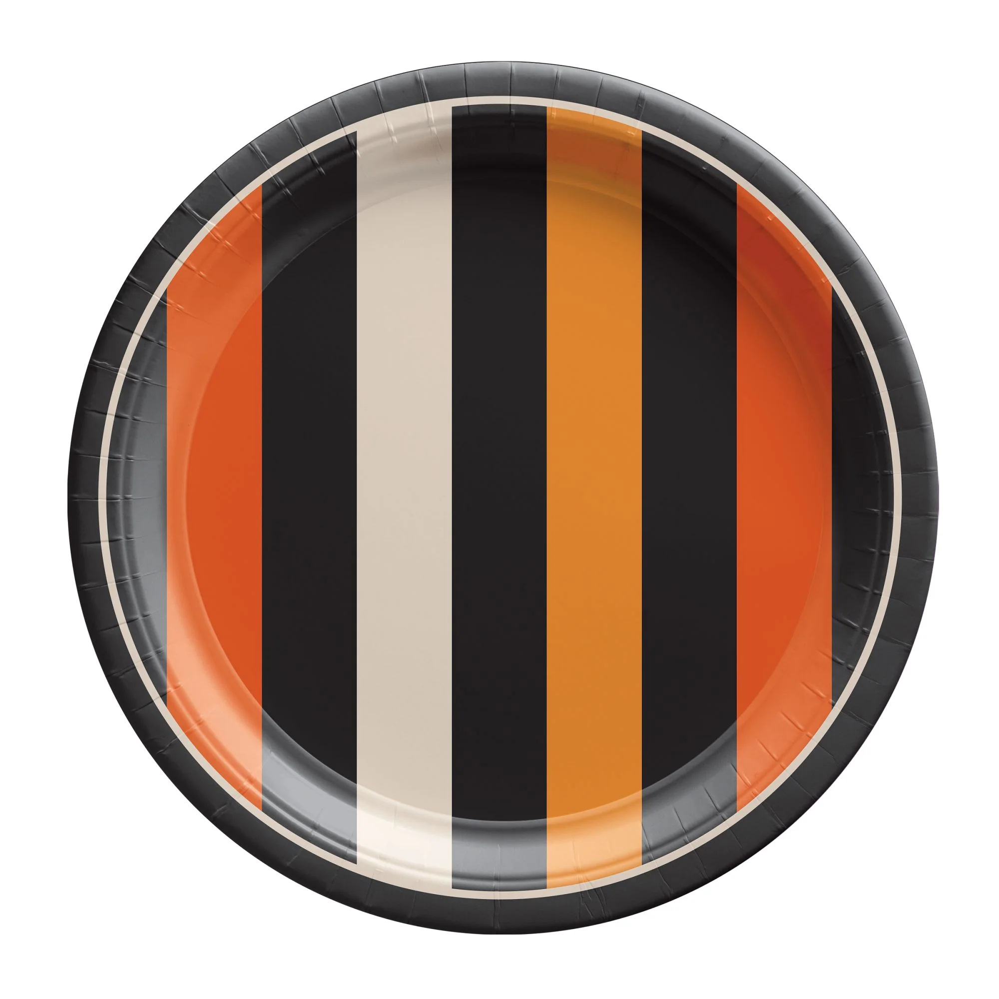 Boo Bash Striped Lunch Plates, 9in, 8ct