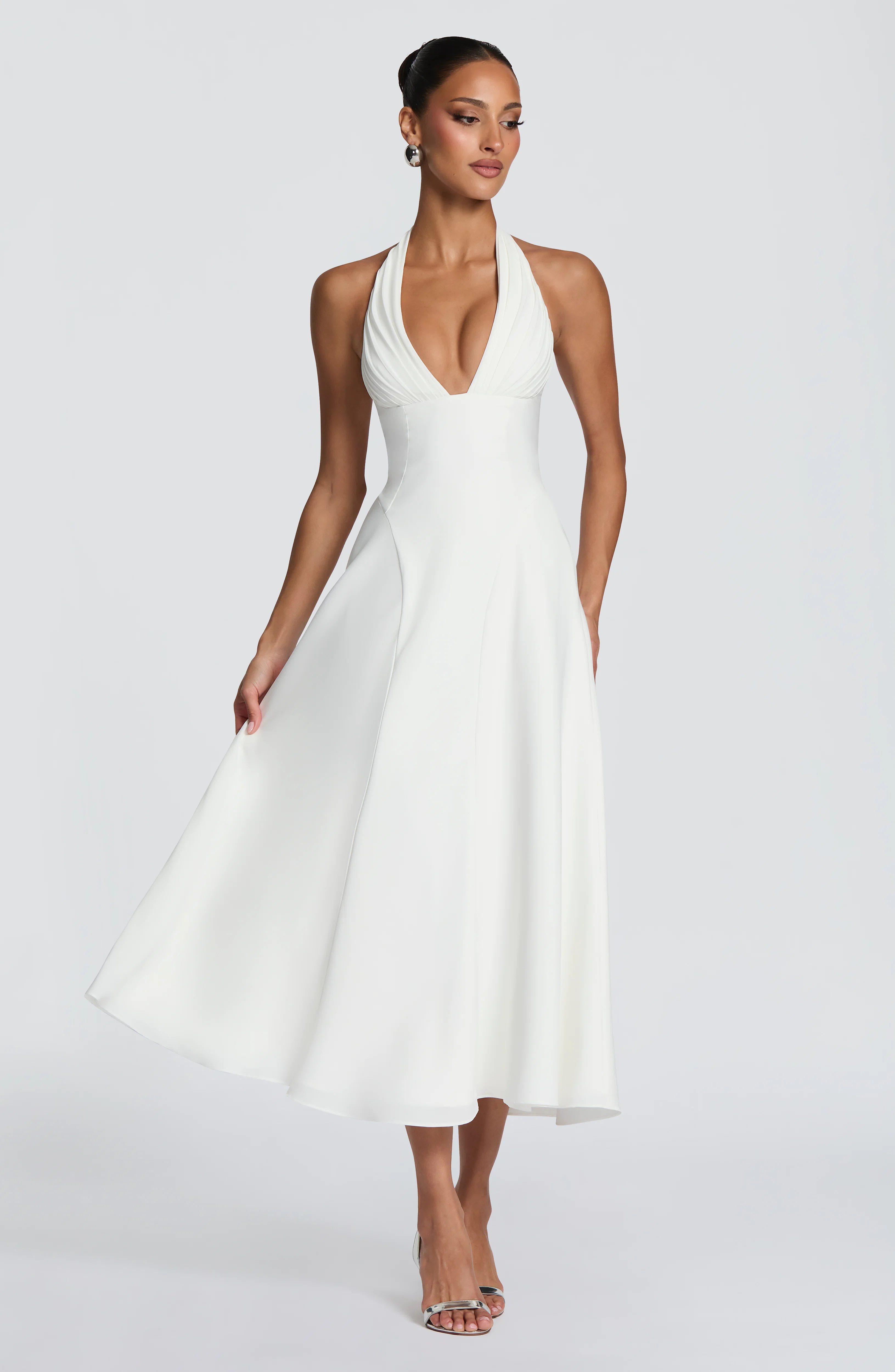 Hayden Midi Dress - Ivory