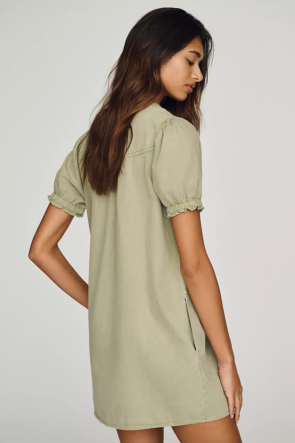 Aly Puff-Sleeve Mini Dress