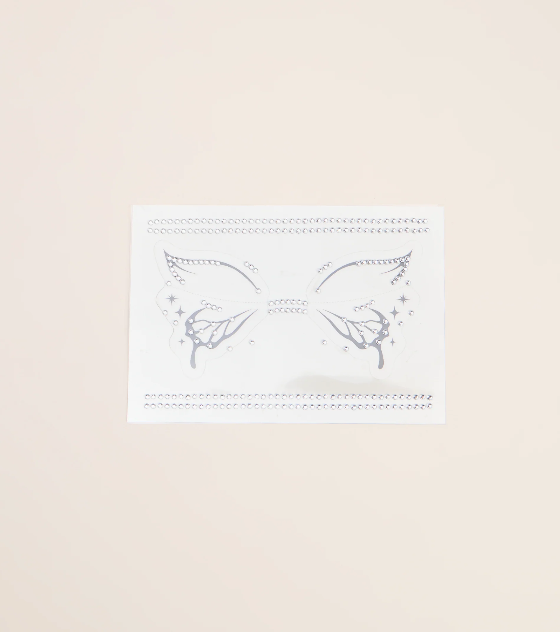 Glam Flutter Butterfly Wing Face Gems