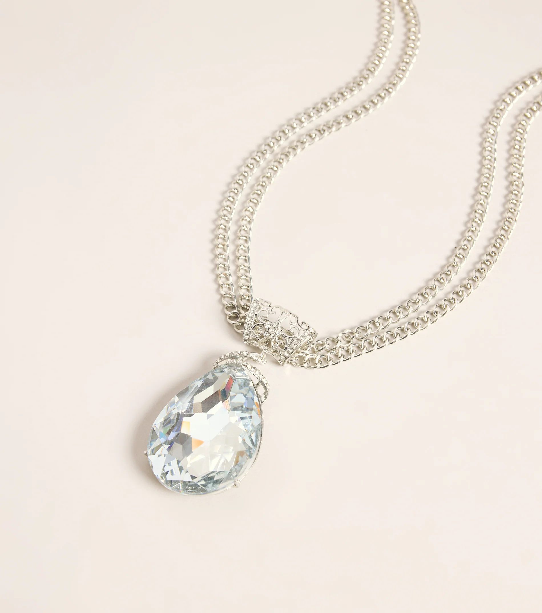 Major Drop Pendant Statement Necklace