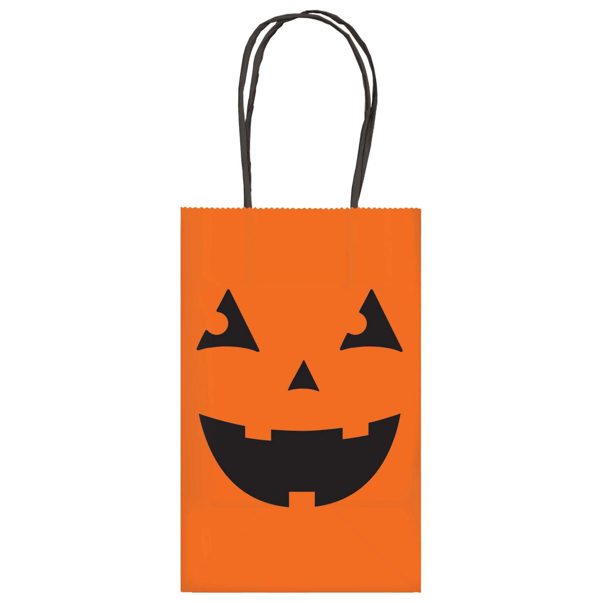 Jack-o'-Lantern Kraft Favor Bag