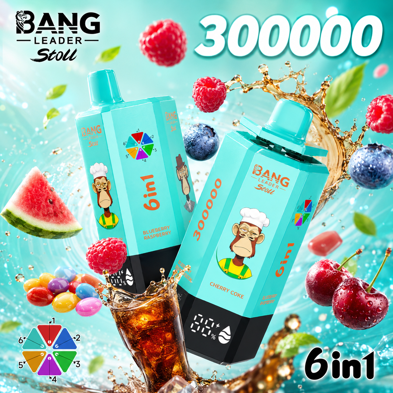 Bang Leader Stoll 300K – 6 in 1