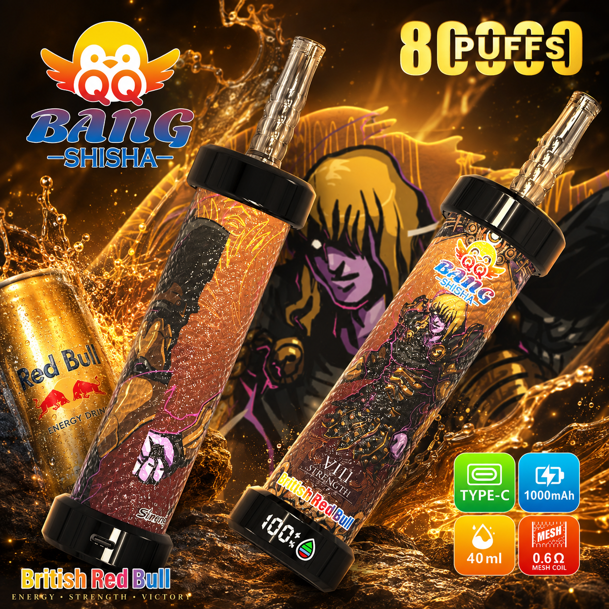 BANG BLAZE 80KPuffs Shisha Disposable Vapes