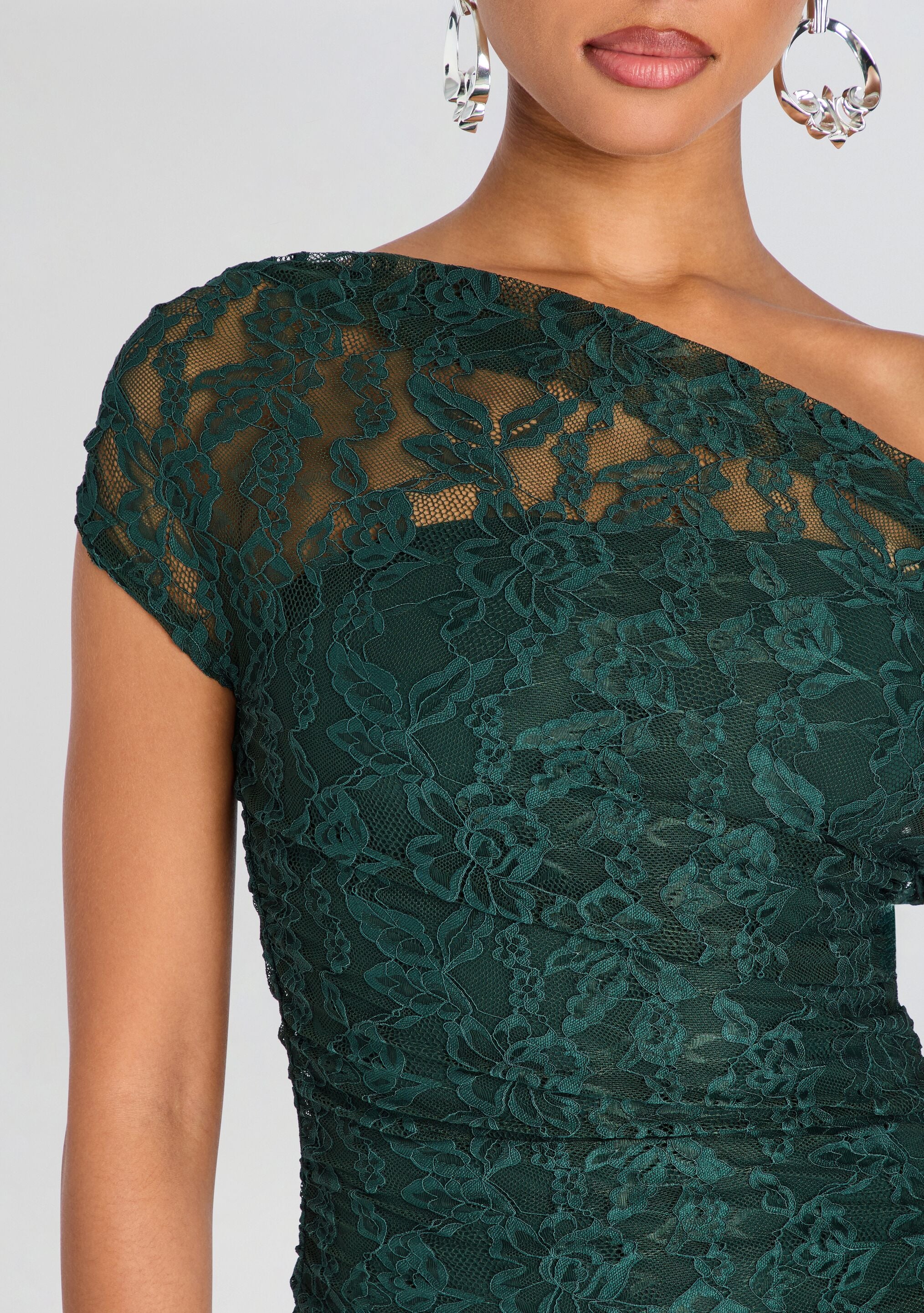 Noel Lace Midi Dress