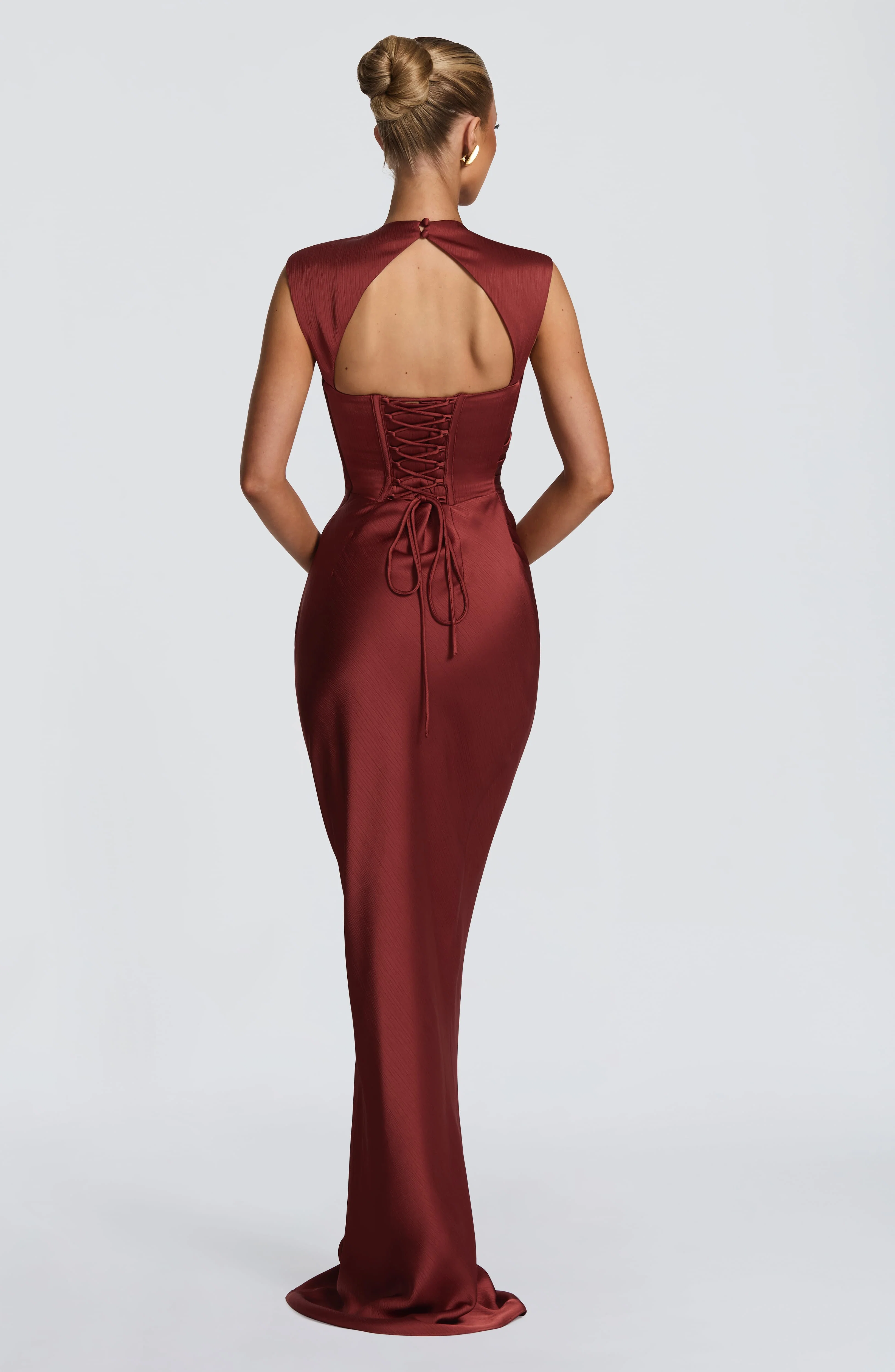 Avielle Maxi Dress - Deep Rust
