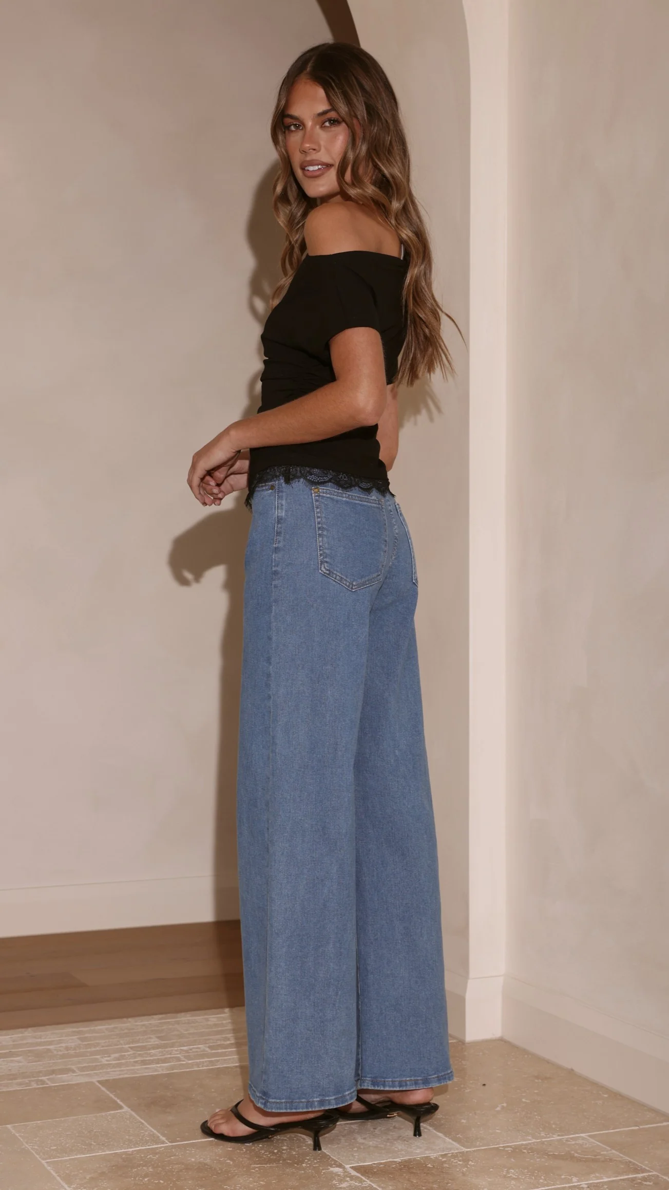Ellery Straight Leg Jeans - Mid Blue
