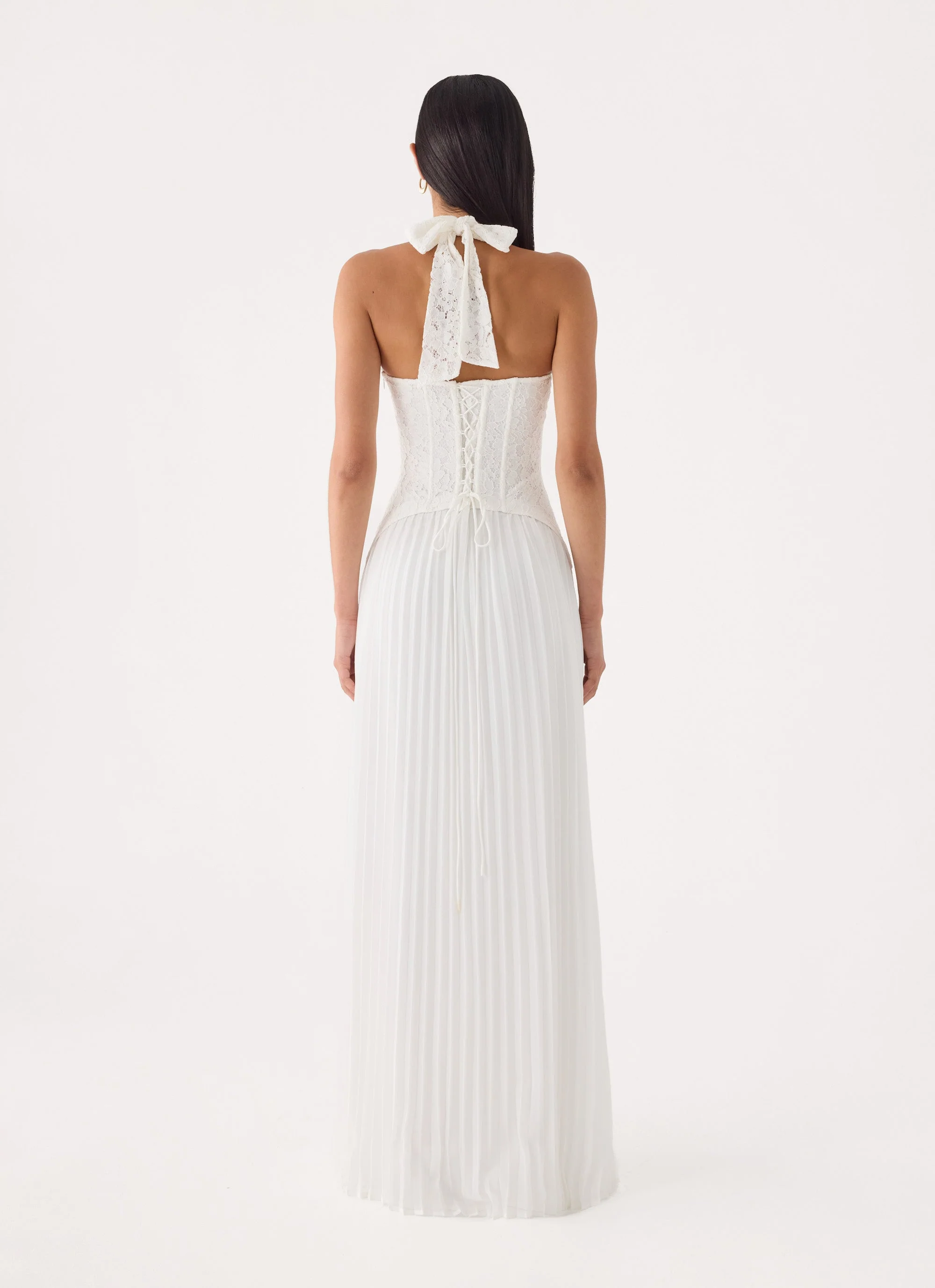 Tunnel Vision Maxi Dress - White