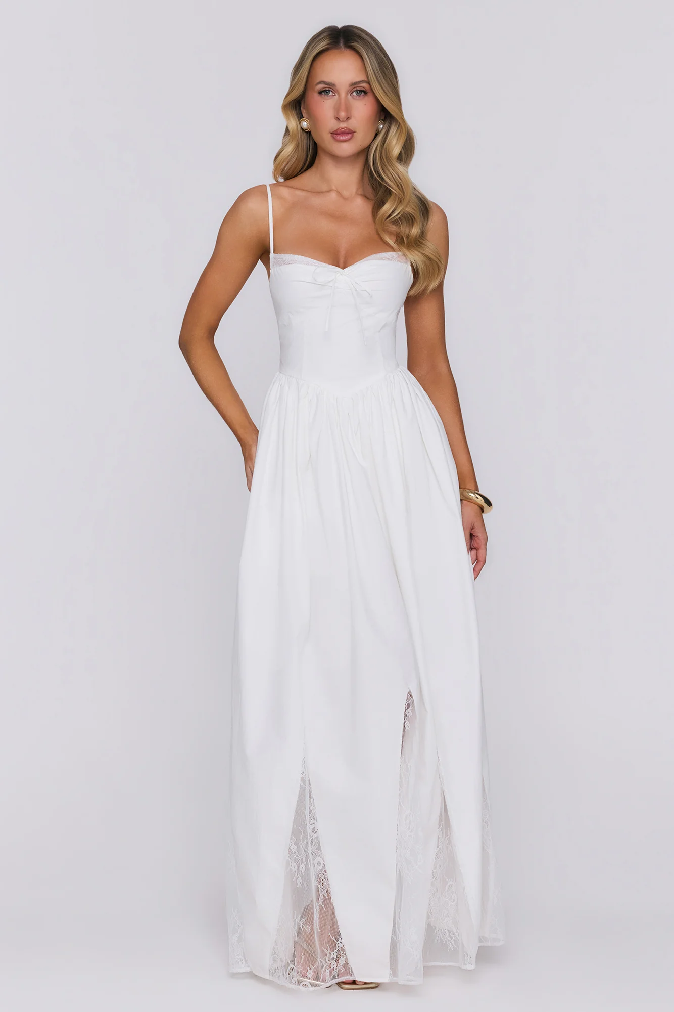 Urban Sunrise Maxi Dress White