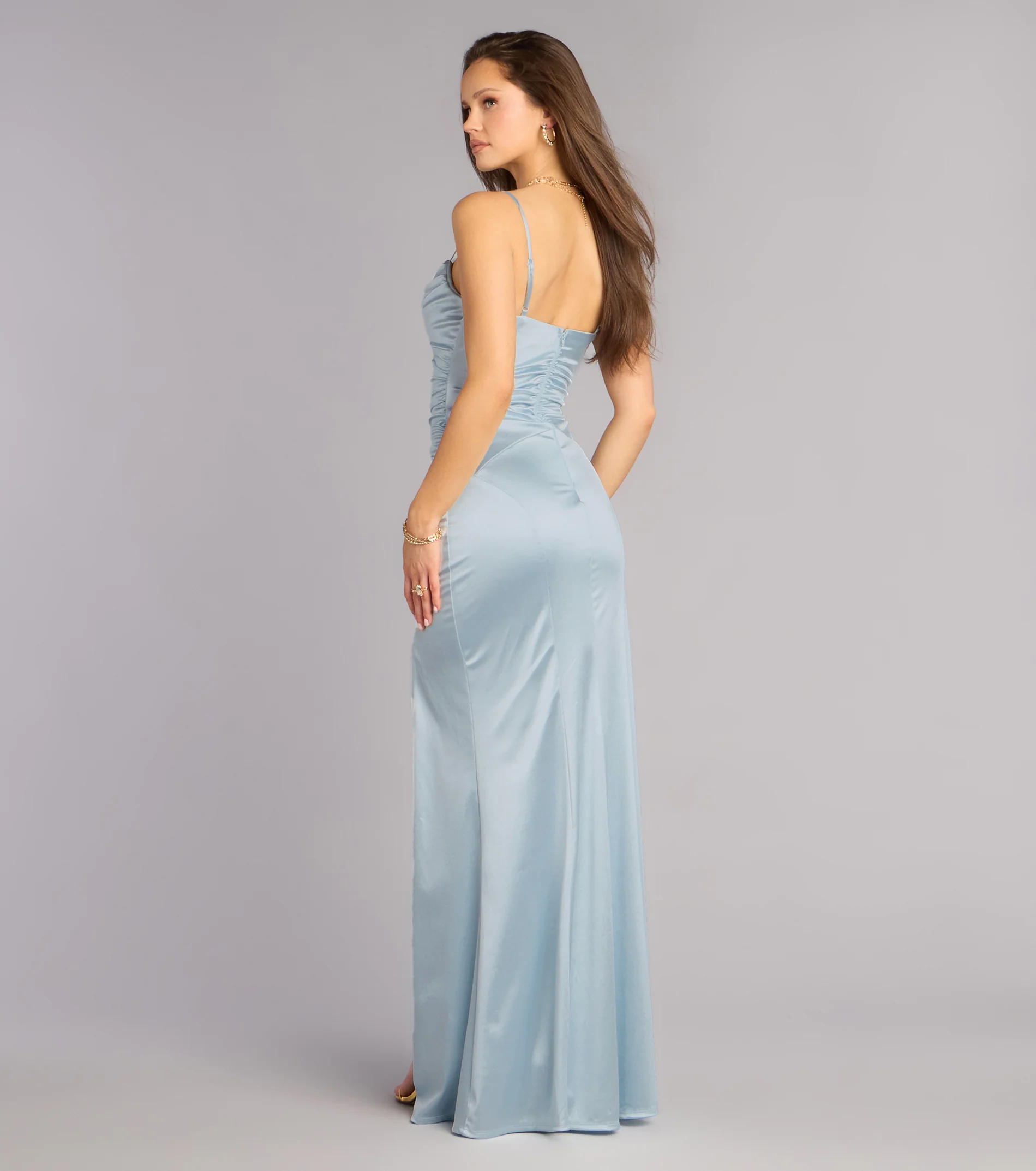 Heidi Satin Mermaid Formal Dress