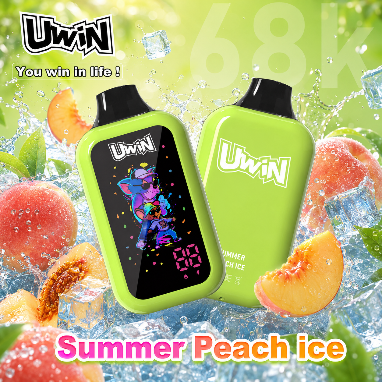 Uwin digital box 68K Puffs | 0% 2% 3% 5%