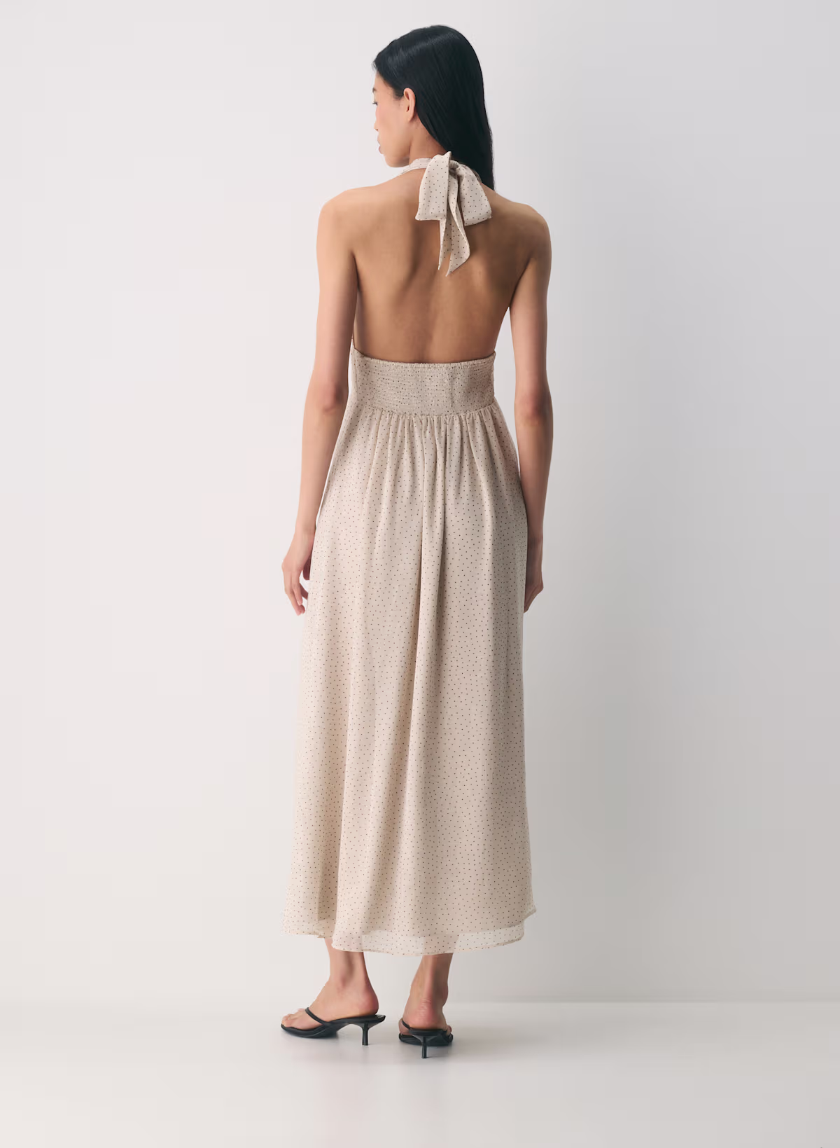 Orchard Halter Dress-mtrpls taup