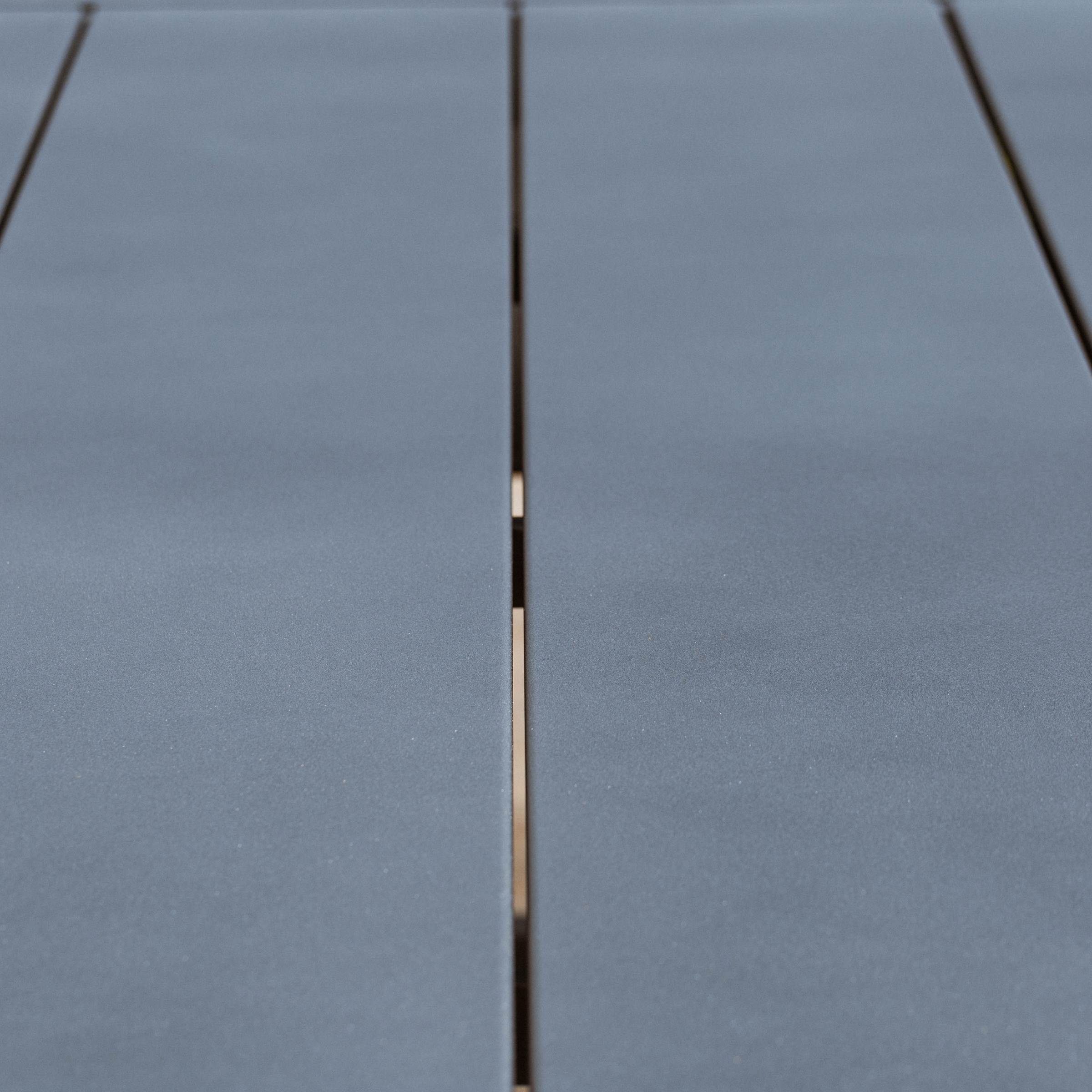 Table de jardin rectangulaire aluminium 10 places (240 x 118 cm) Elba Gris anthracite