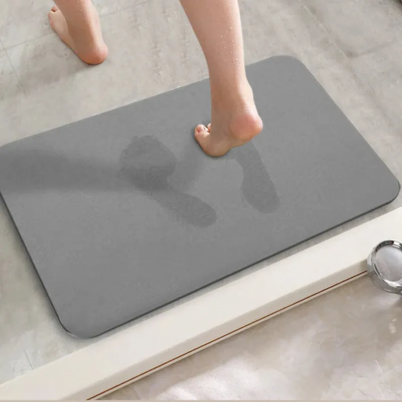 Tapis De Bain Écologique En Terre De Diatomée