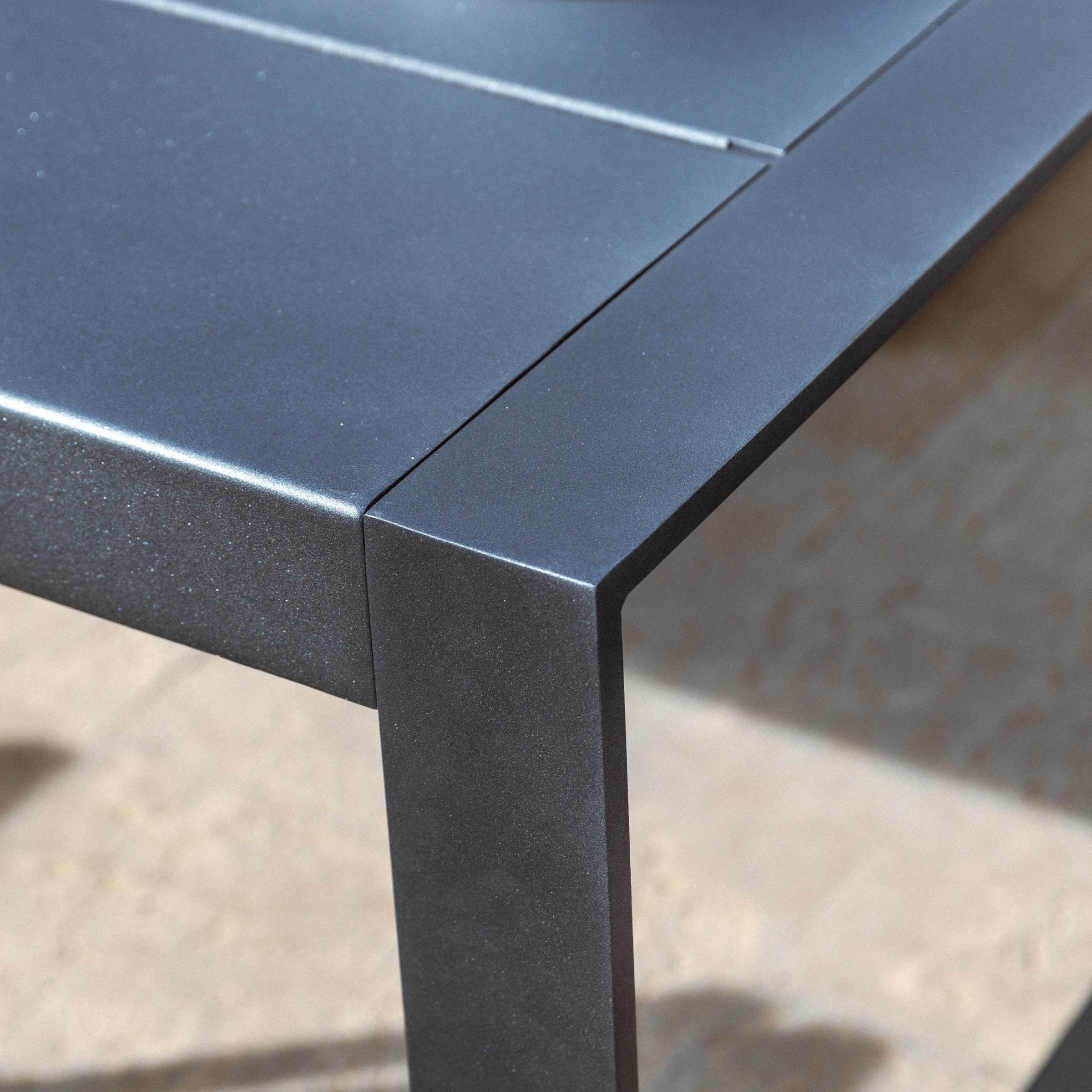 Table de jardin rectangulaire aluminium 10 places (240 x 118 cm) Elba Gris anthracite