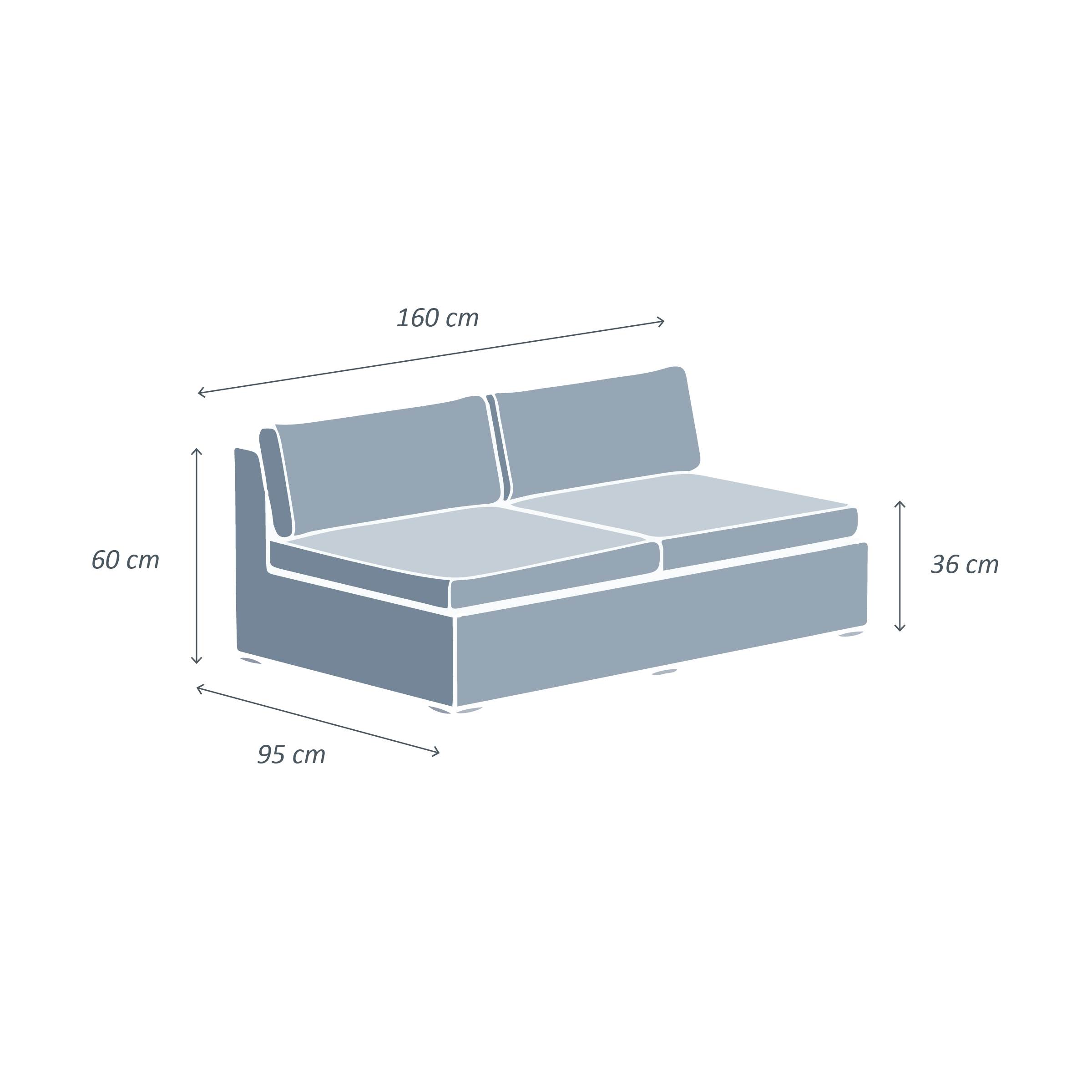 Salon de jardin en résine tressée 4 places 4 pcs Palma Blanc et taupe