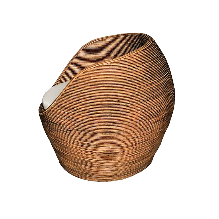 Salon de jardin en rotin 5 places Trinidad Naturel beige