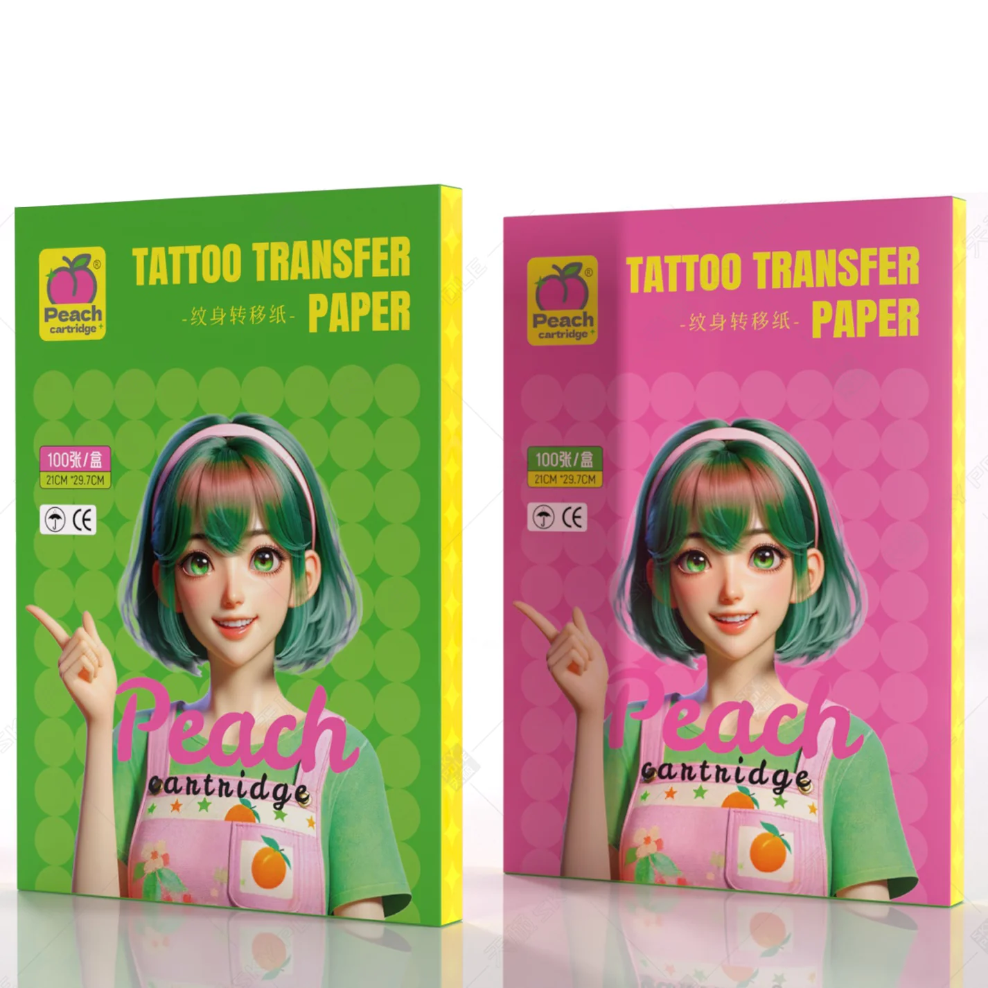 PEACH Tattoo Transferpapier – Hochwertiges, langlebiges A4-Transferpapier für präzises Tätowieren