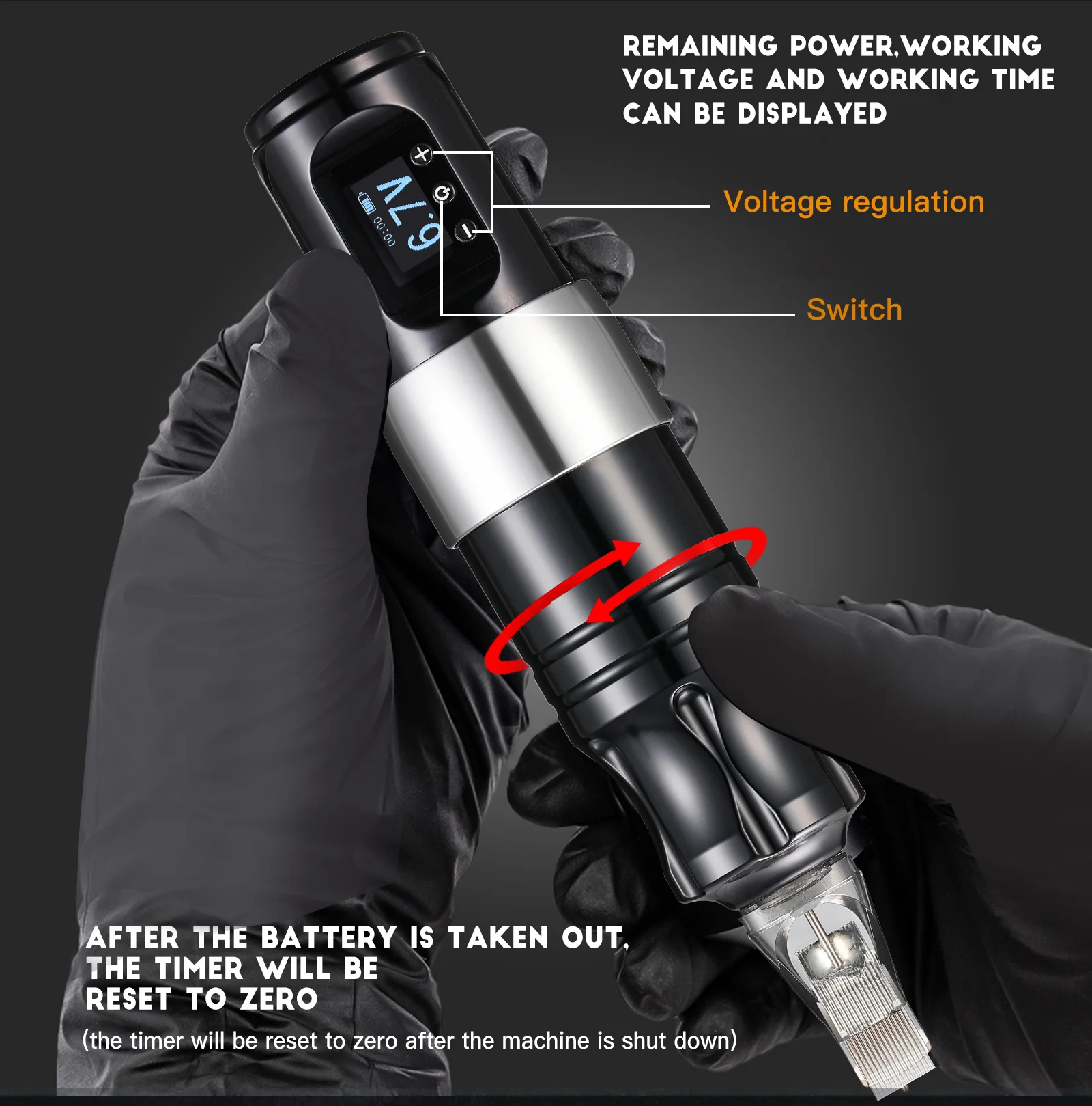 Großhandel Premium Kabellose Tattoo-Maschine – Wiederaufladbarer Hochwertiger Rotary Tattoo Pen