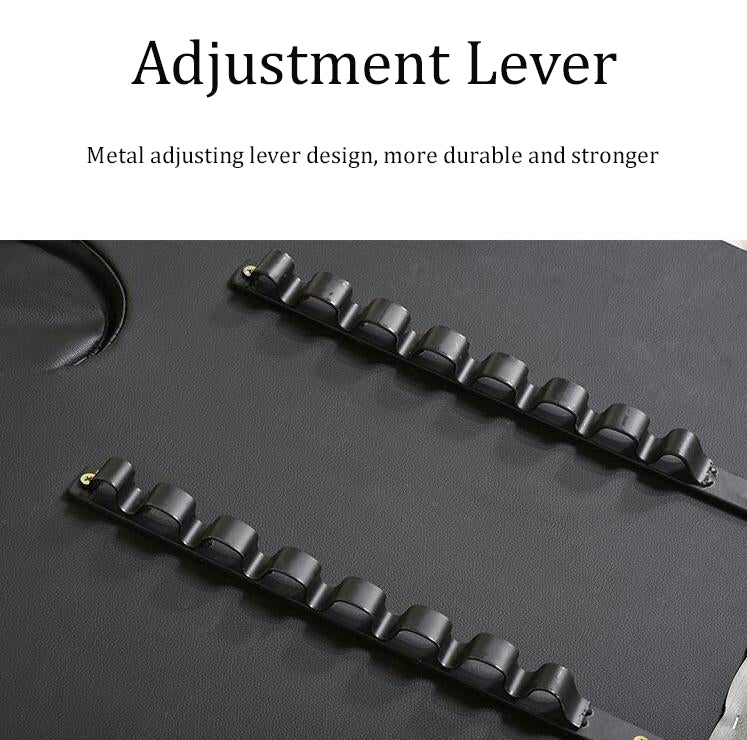 PEACH Schwarzer/Weißer Tattoo-Stuhl – Tattoo-Liege für Künstler – Tattoo-Recliner – Tattoo-Bett – Tattoo-Ausrüstung