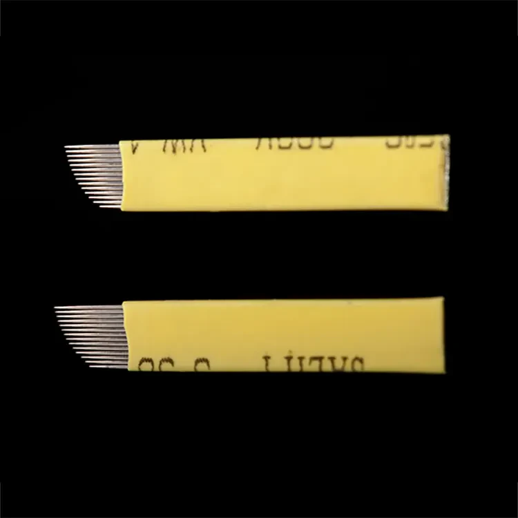 Hochwertige PCD-Hard-Nadel – Microblading-Sticknadel für das Üben von Augenbrauen, Eyeliner und Lippen Permanent Make-up