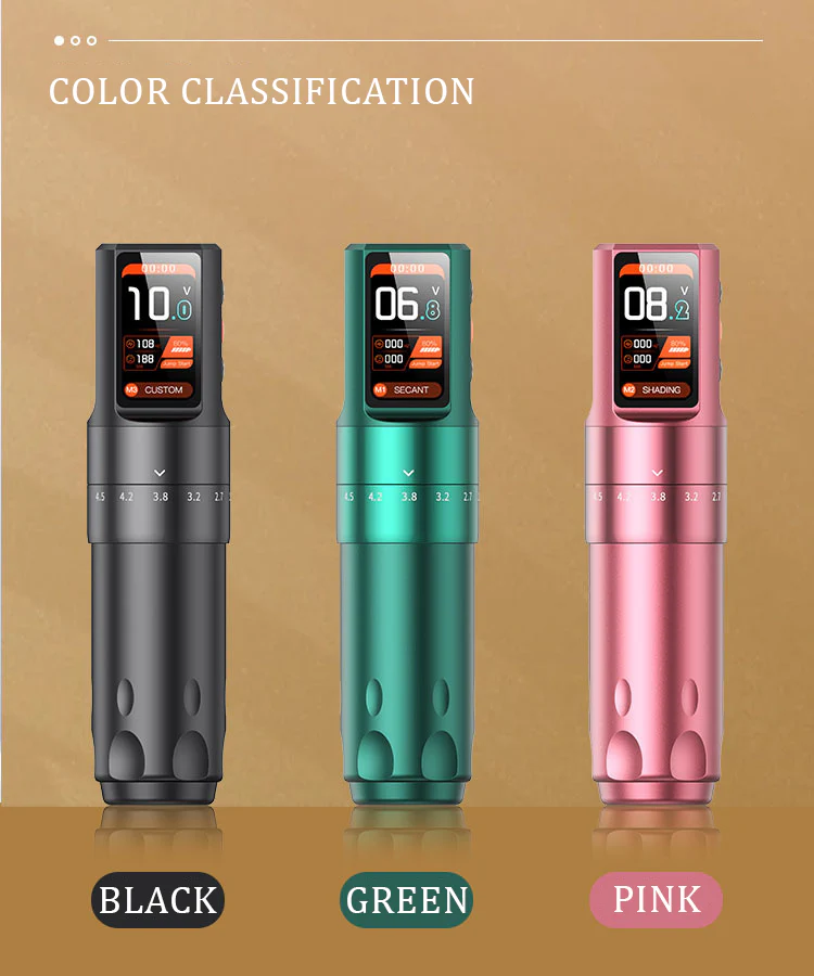 PEACH Modelle Magnetische Tattoo-Pen Hochwertige Tattoo-Werkzeuge Professionelle Intelligente Digitalanzeige Kabellose Tattoo-Maschine