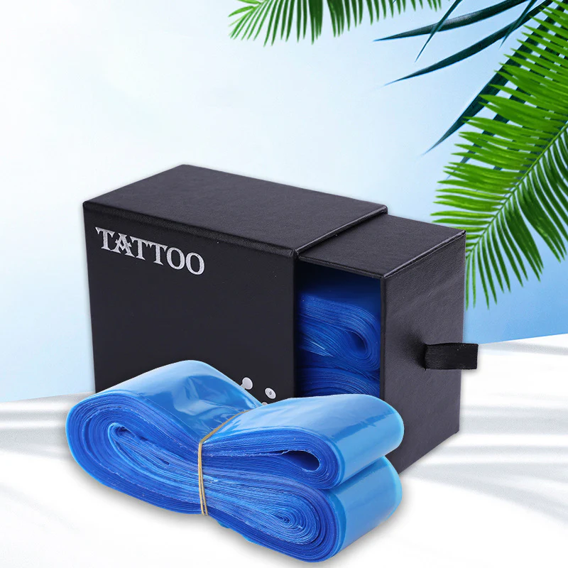 PEACH Einweg-Tattoo-Kabelhüllen – Schutzhüllen für Tattoo-Maschinenkabel / Staubschutzbeutel / Reinigungsbeutel