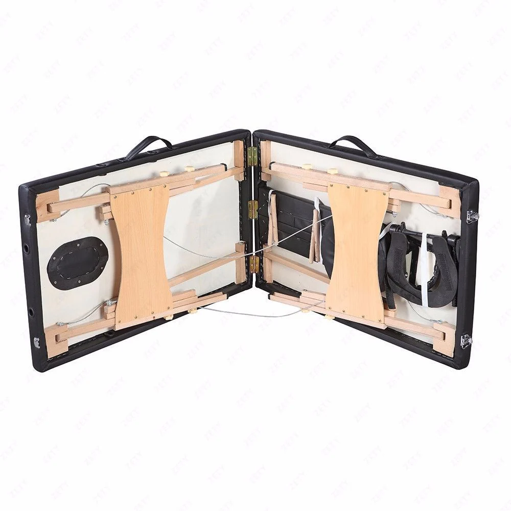 PEACH Tragbares Massivholz-Tattoo-Bett – Klappbares Massagebett mit Schaumstoffpolsterung