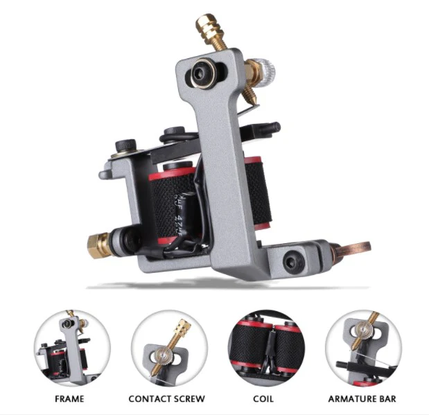 OEM Verfügbar – Kupfer Shader Equipment Coil Maschine Liner Messing Tattoo-Maschine