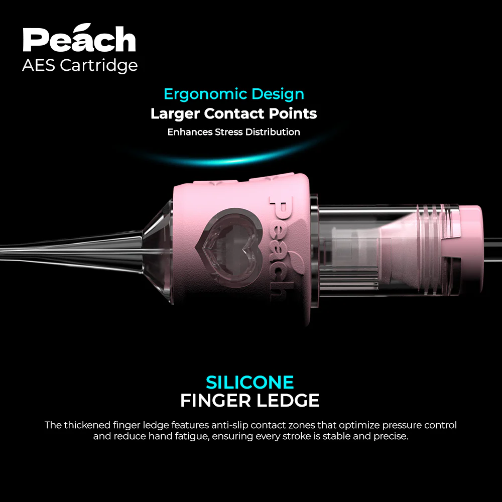 PEACH-AES PMU Tattoo Nadel｜Hochpräzise Permanent Make-up Kartusche
