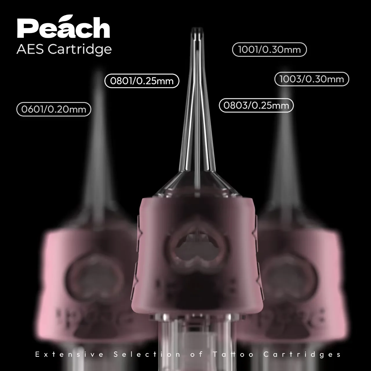PEACH-AES PMU Tattoo Nadel｜Hochpräzise Permanent Make-up Kartusche