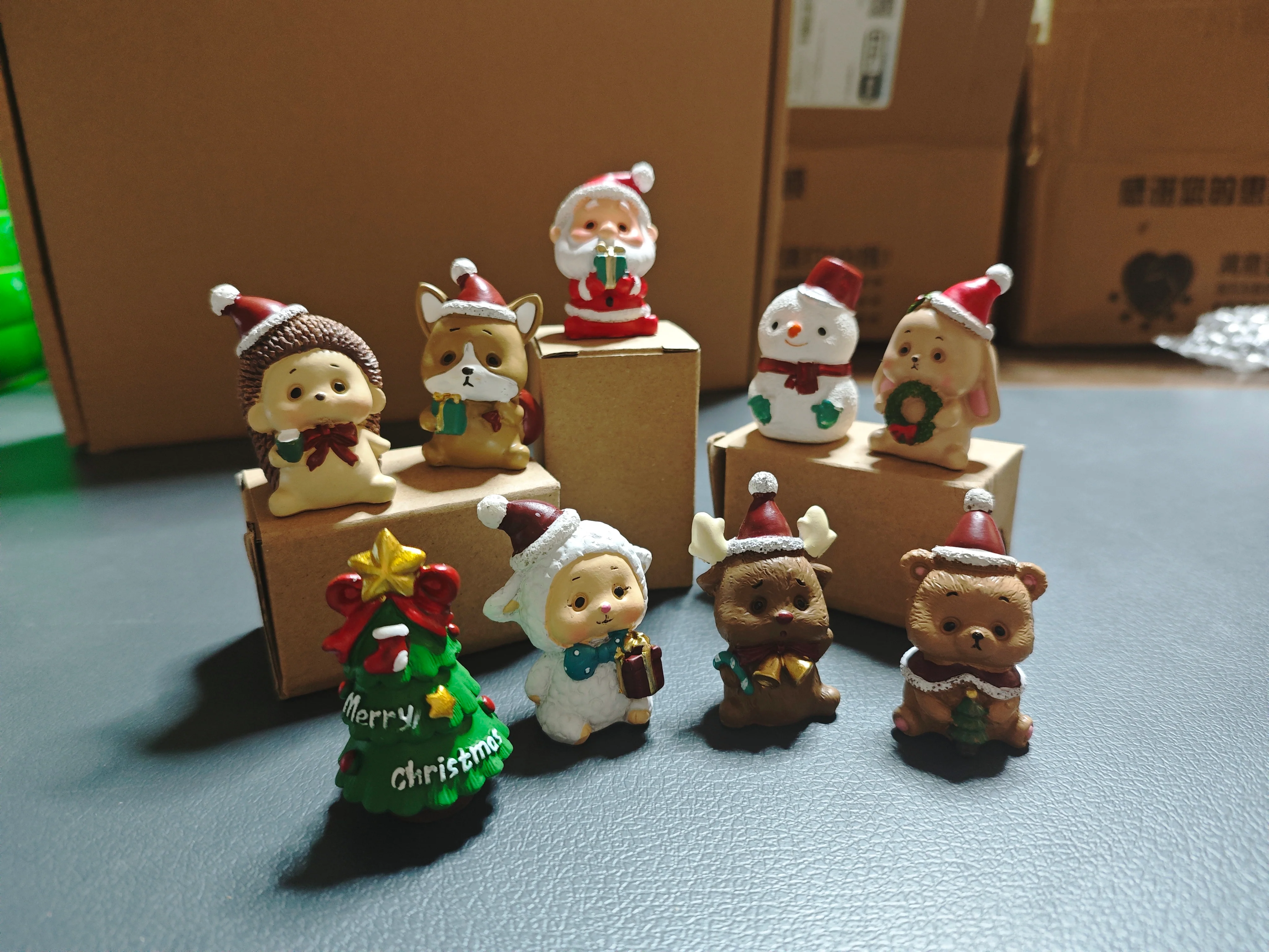 PEACH Weihnachts-Sparset (Weihnachts-Puppen Blindbox, Tattoo-Tintenpatronen, Tattoo-Transferpapier, Tattoo-Farbkappen, Bandage)