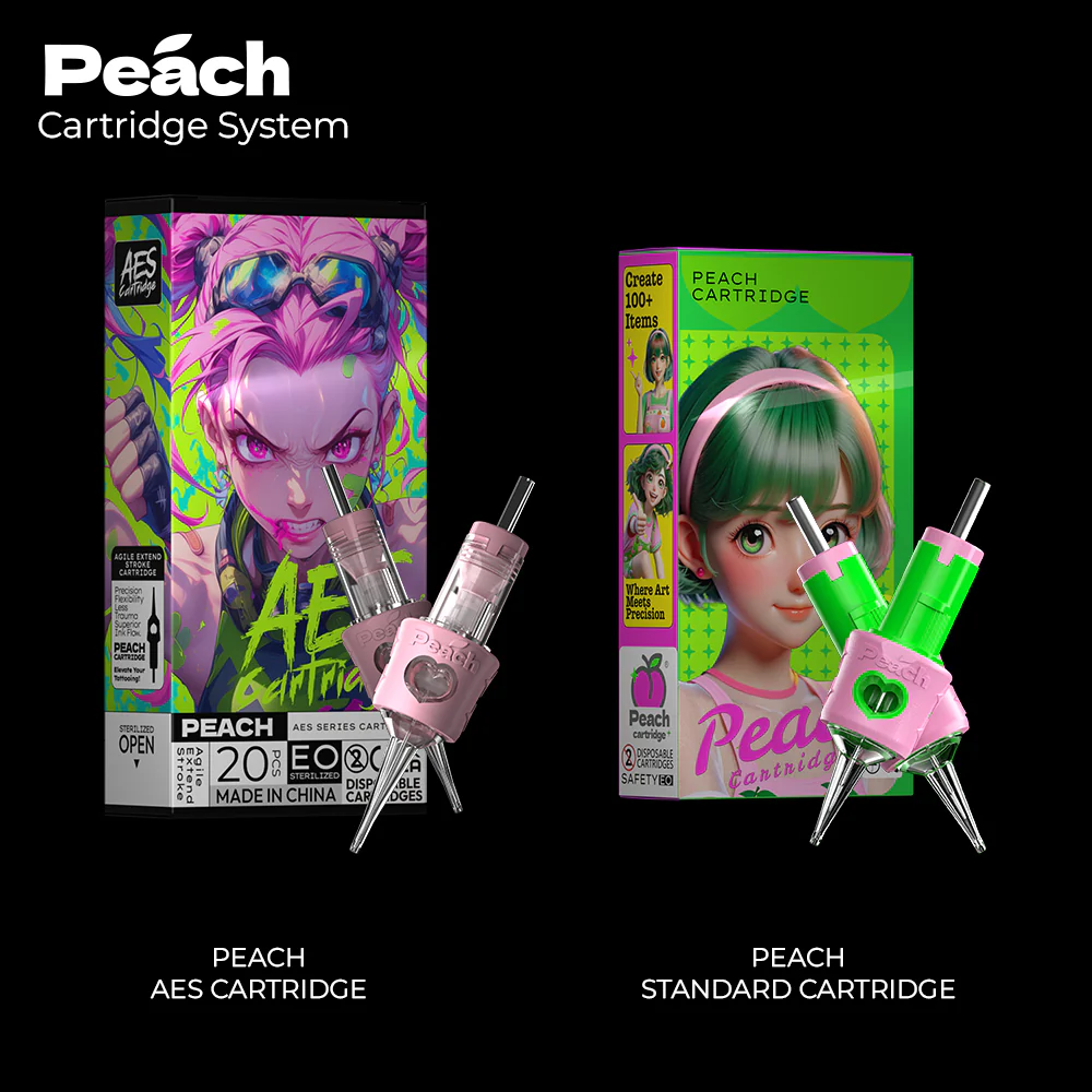 PEACH-AES PMU Tattoo Nadel｜Hochpräzise Permanent Make-up Kartusche