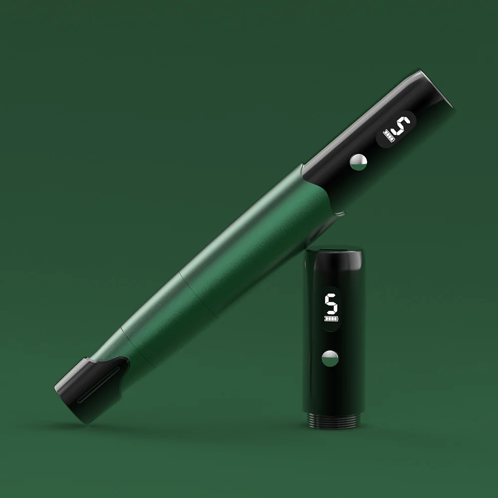 Charme Princesse Kabelloser Permanent Makeup Pen mit 2 Griffen und Hautpflege-Management – Kabellose Permanent-Make-up-Maschine