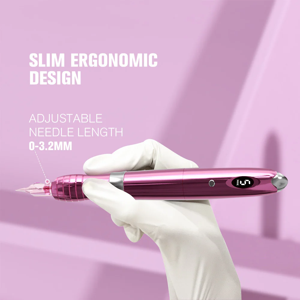 Dual-Batterie-Tattoo-Maschine Großhandel Permanent Make-up Maschine Tattoo-Stift für Lippen- und Augenbrauentätowierung