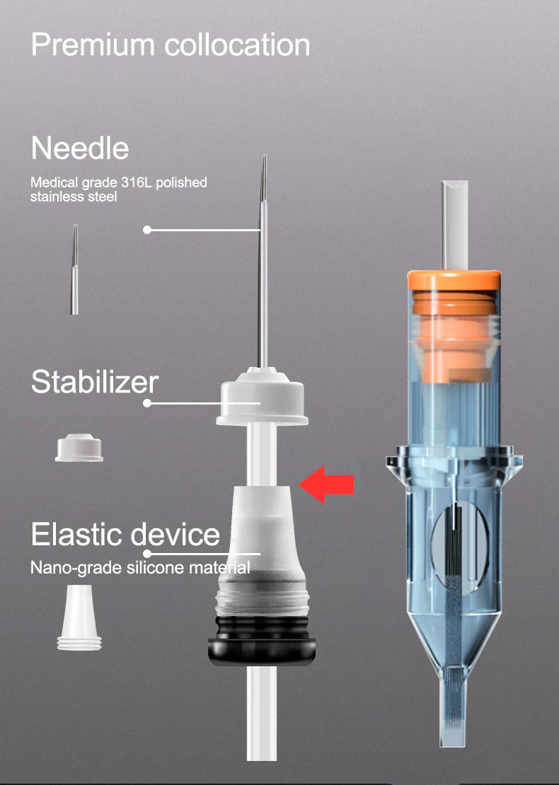 Tattoo-Kartuschennadeln mit hohem Feedback von PEACH Tattoo Supply