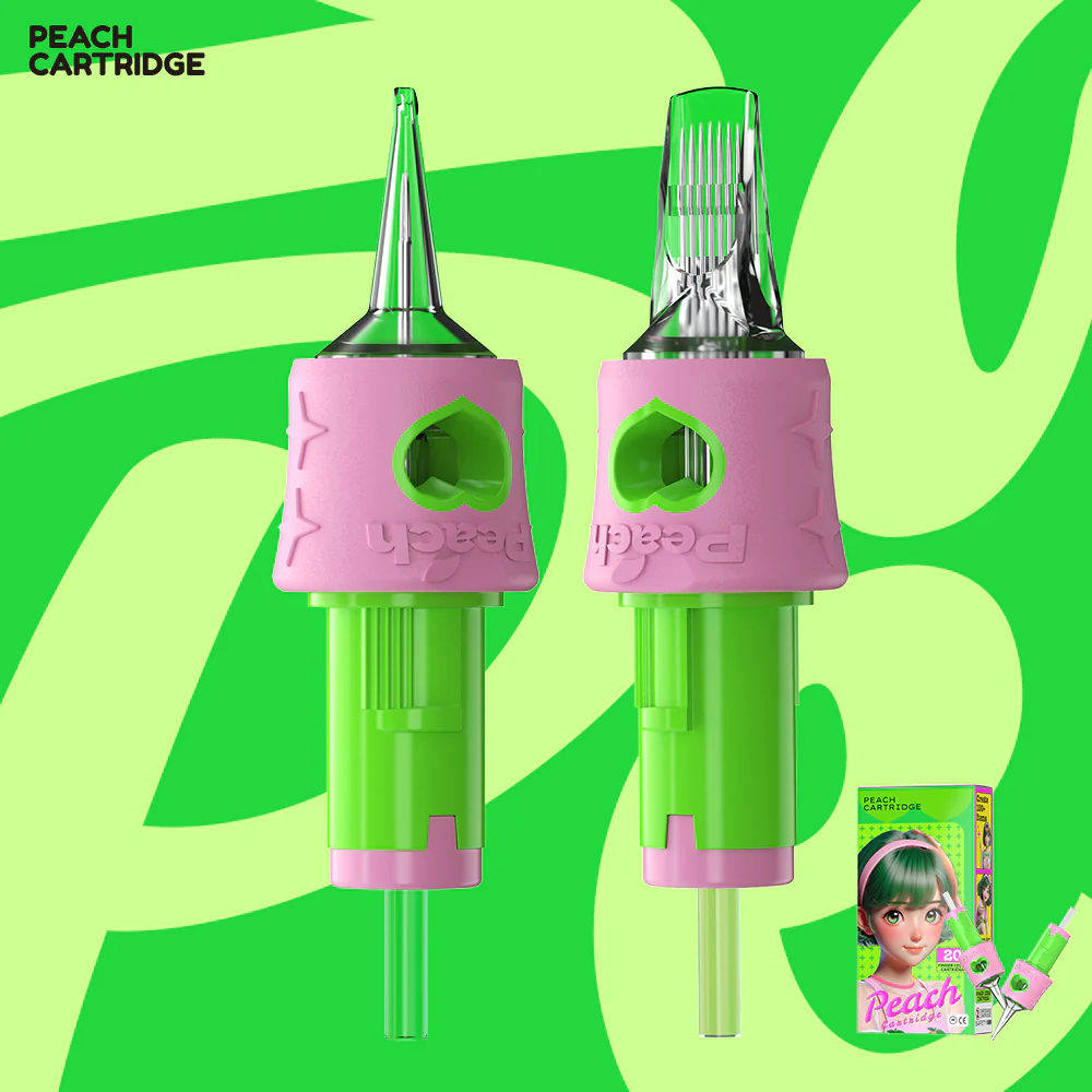 PEACH Verlängerte Spitze 2025 Upgrade Bildumkehrmodell Revolutionäre Tätowiernadeln