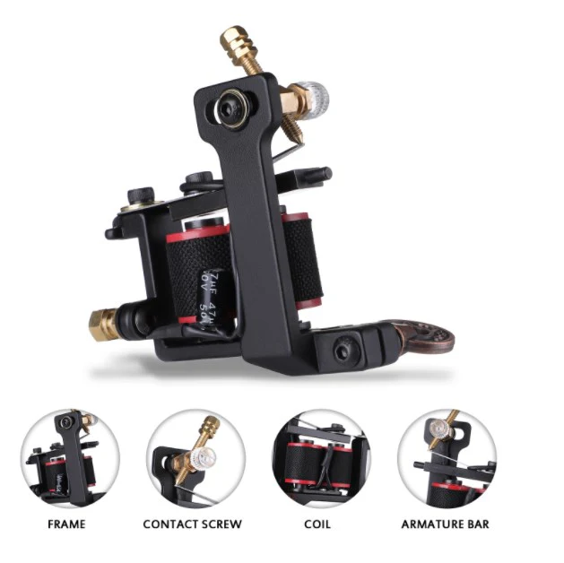 OEM Verfügbar – Kupfer Shader Equipment Coil Maschine Liner Messing Tattoo-Maschine