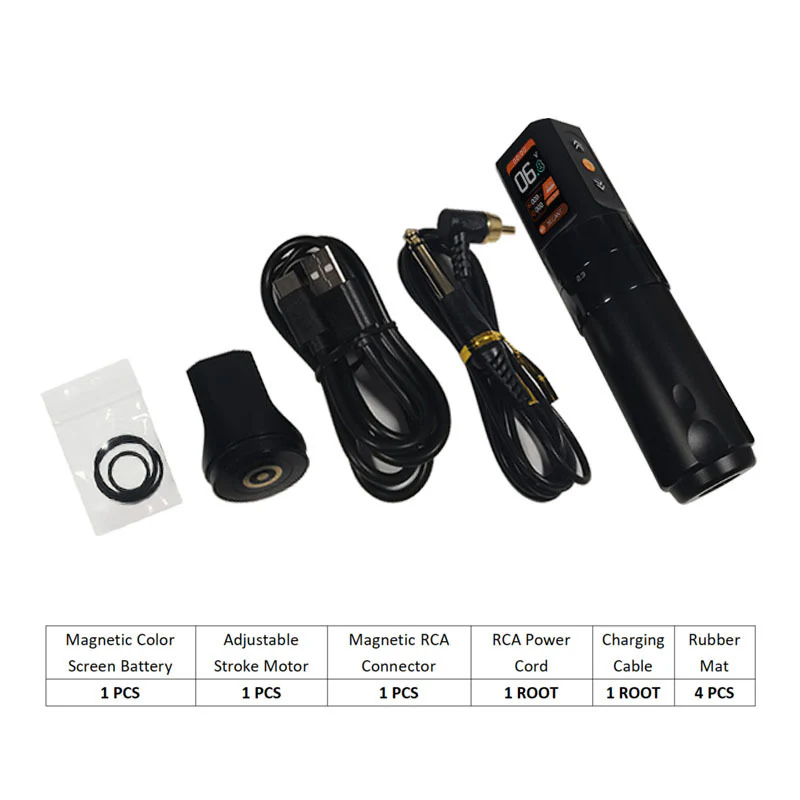 PEACH Modelle Magnetische Tattoo-Pen Hochwertige Tattoo-Werkzeuge Professionelle Intelligente Digitalanzeige Kabellose Tattoo-Maschine