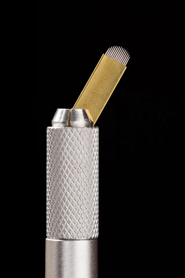 Hochwertige PCD-Hard-Nadel – Microblading-Sticknadel für das Üben von Augenbrauen, Eyeliner und Lippen Permanent Make-up
