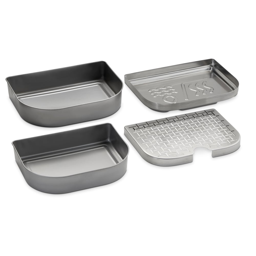 Weber Lumin 4 -Pack Stainless steel Grill pan set