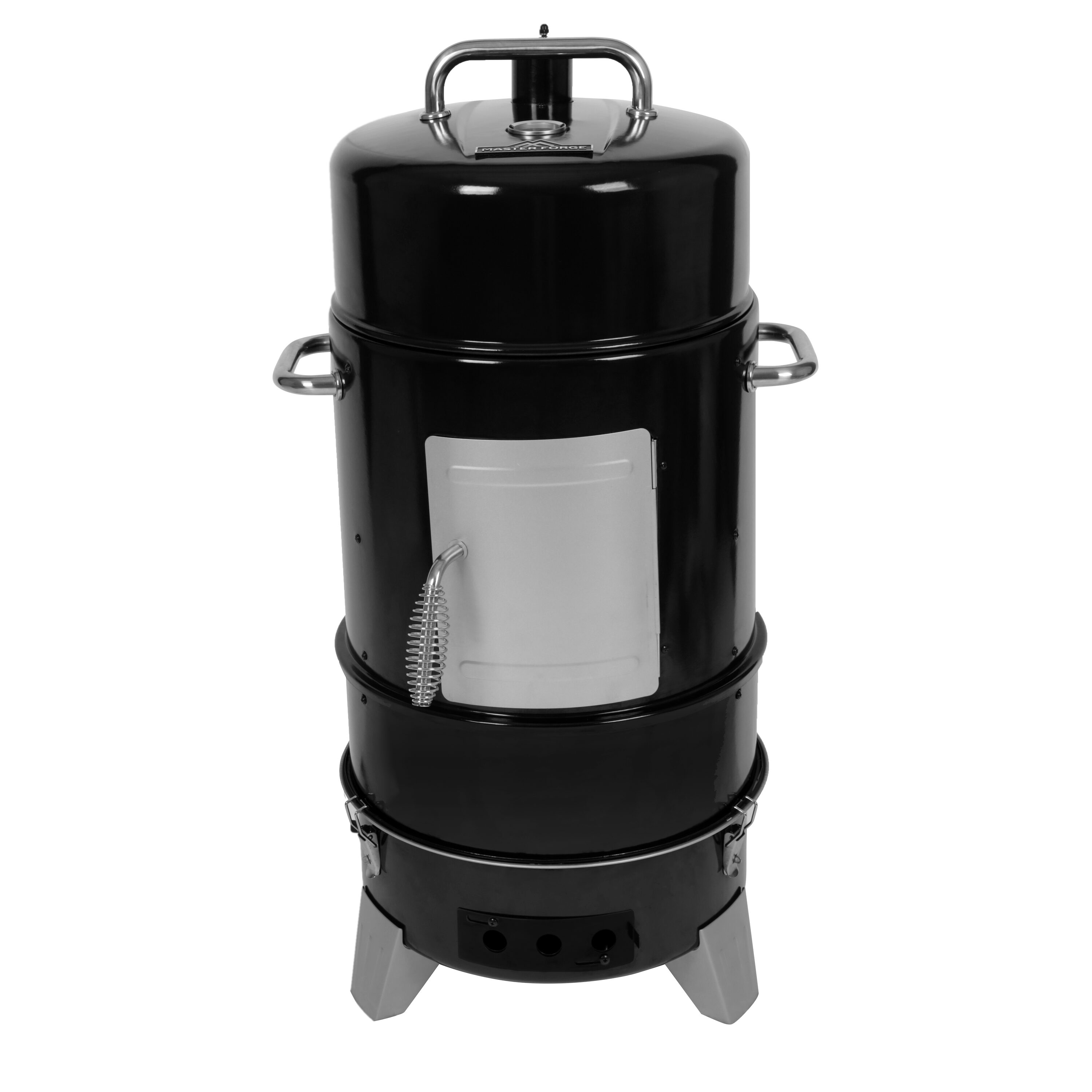 Master Forge 564-Sq. in Black Vertical Charcoal Smoker