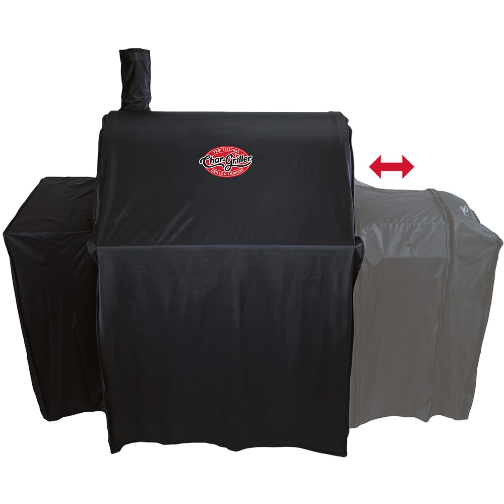 Char-Griller Universal 65-in W x 49-in H Black Charcoal grill Cover