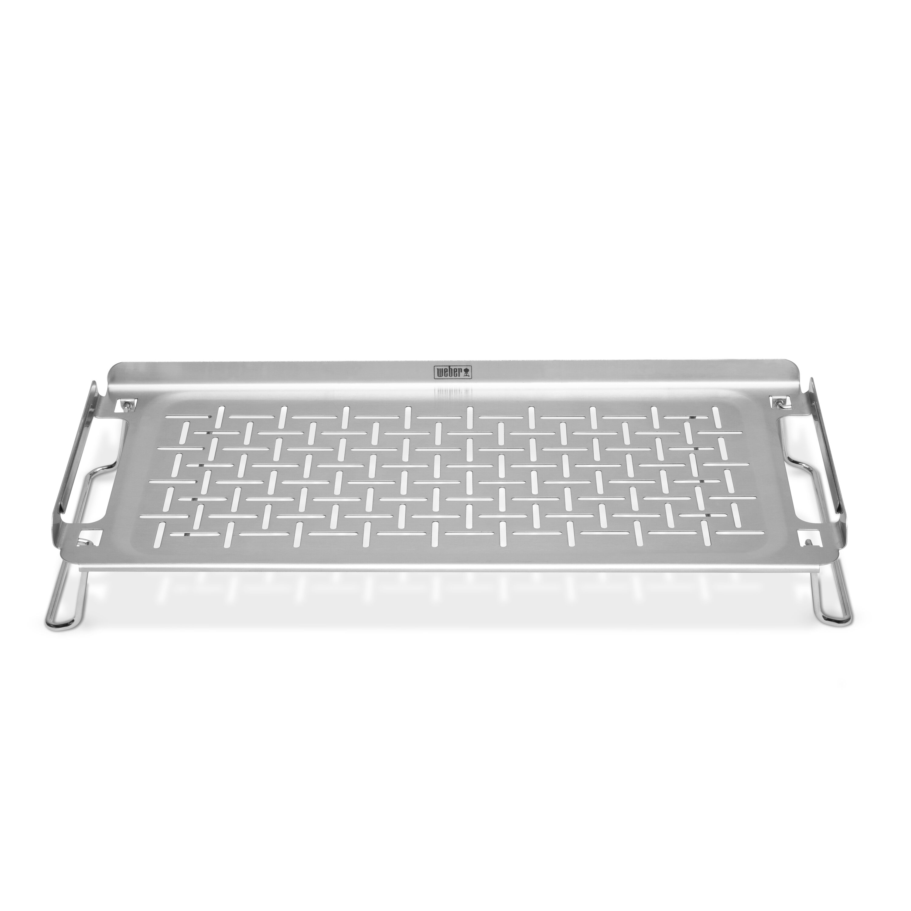 Weber Griddle 7.80-in x 16.50-in Rectangle Plated steel Warming rack