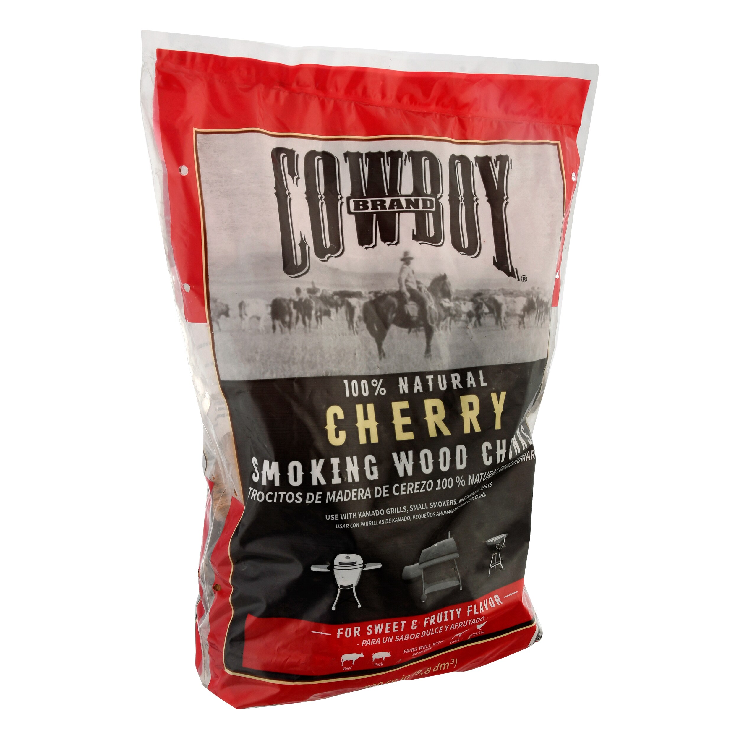 Cowboy Charcoal Cherry 600 Cubic inch(es) Wood chunks