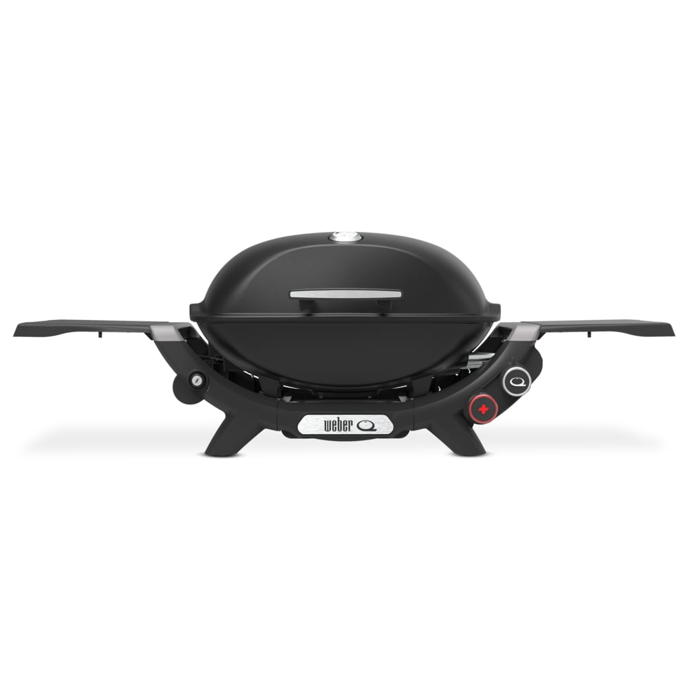 Weber Q 2800N+ 320-Sq. in Midnight Black Portable Liquid propane Grill