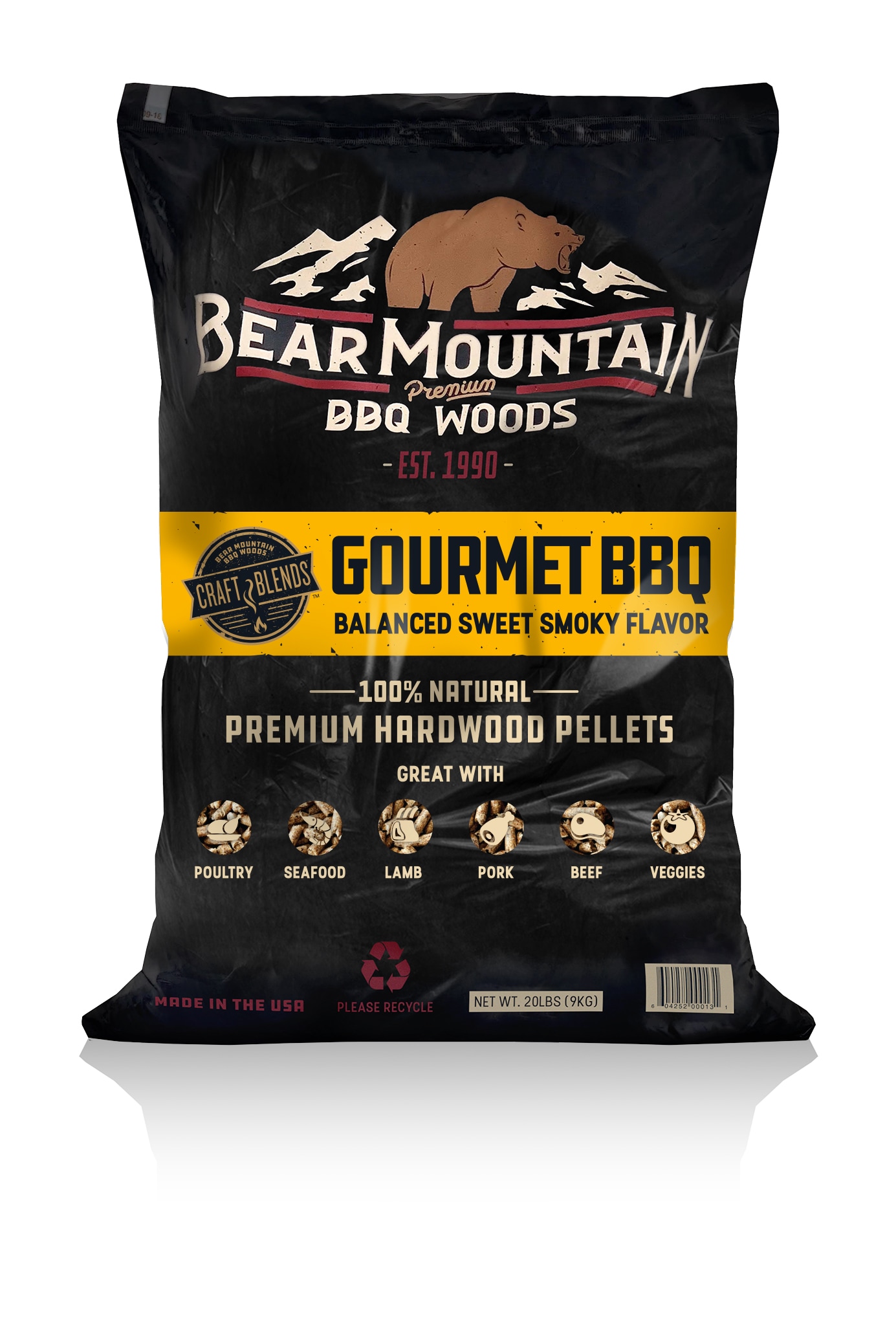 Bear Mountain BBQ Gourmet 20-lb Wood Pellets