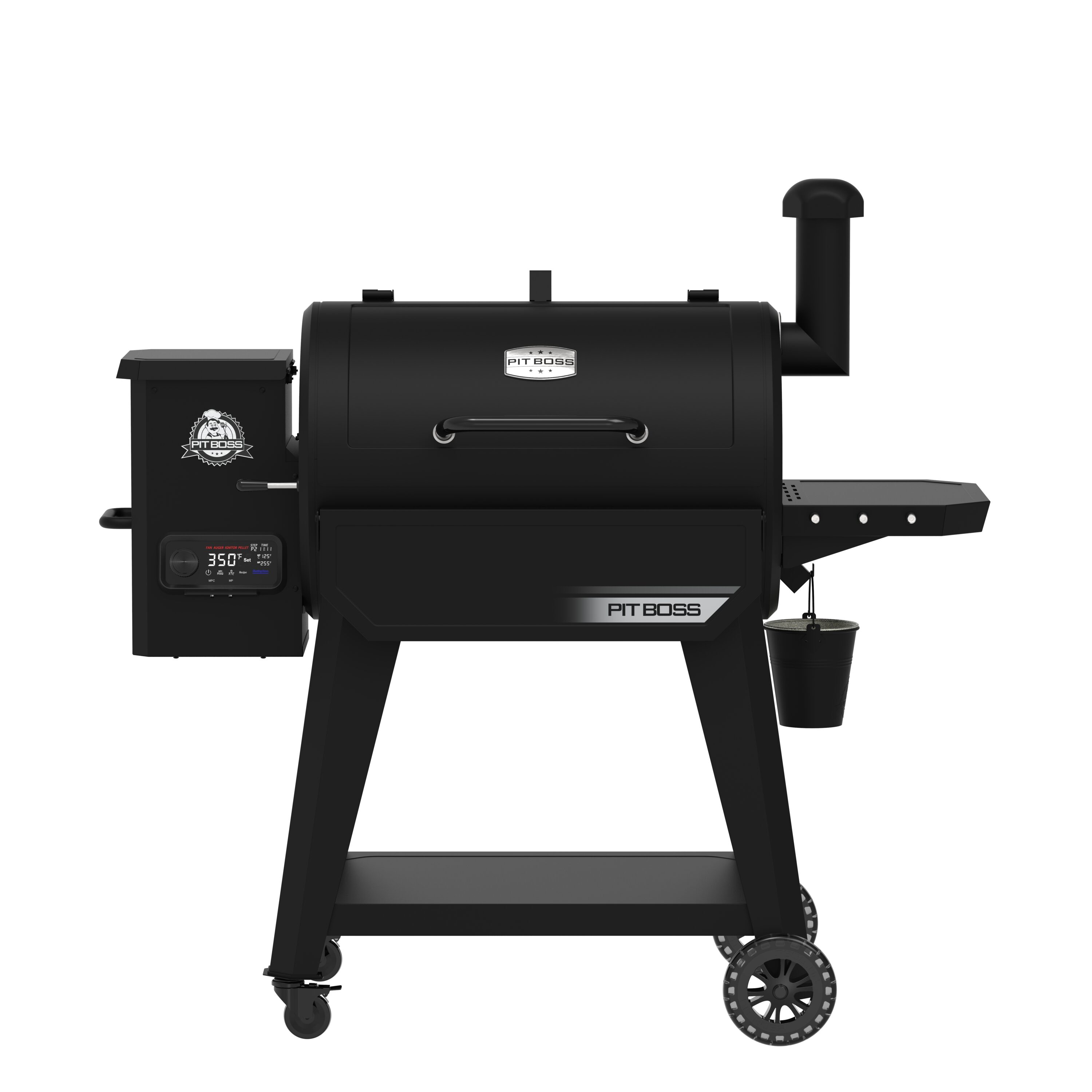 Pit Boss 850 DX Series 840-Sq. in Black Pellet Grill with Smart Compatibility