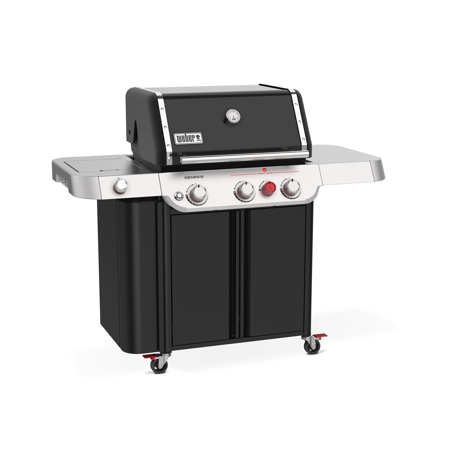 Weber Genesis E-335 Black 3 -Burner Liquid Propane Gas Grill 1 -Side Burner